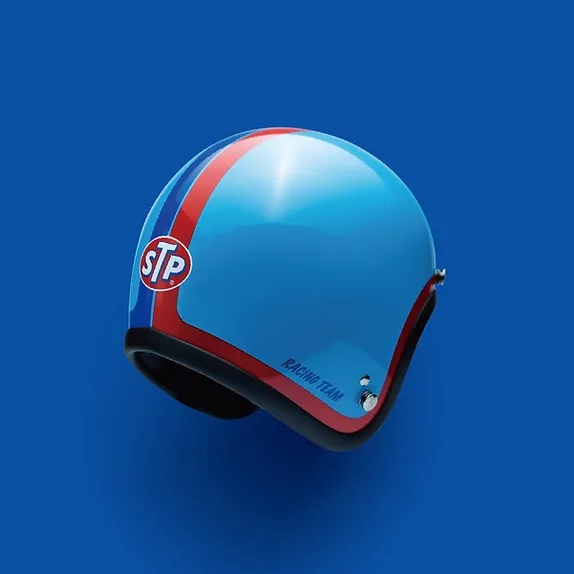 限定款 STP x Gallop 聯名3/4復古安全帽