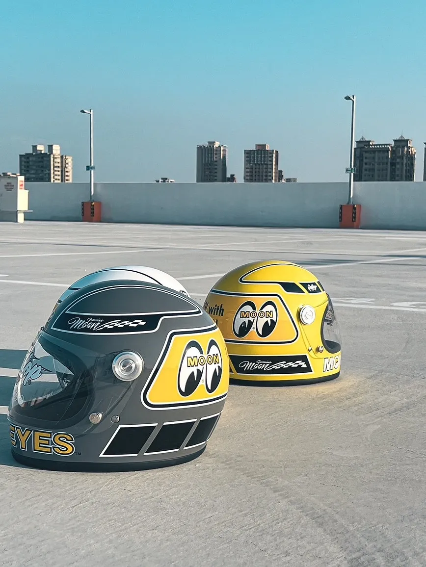 台灣製造 MOONEYES x GALLOP 聯名全罩式安全帽 樂高帽