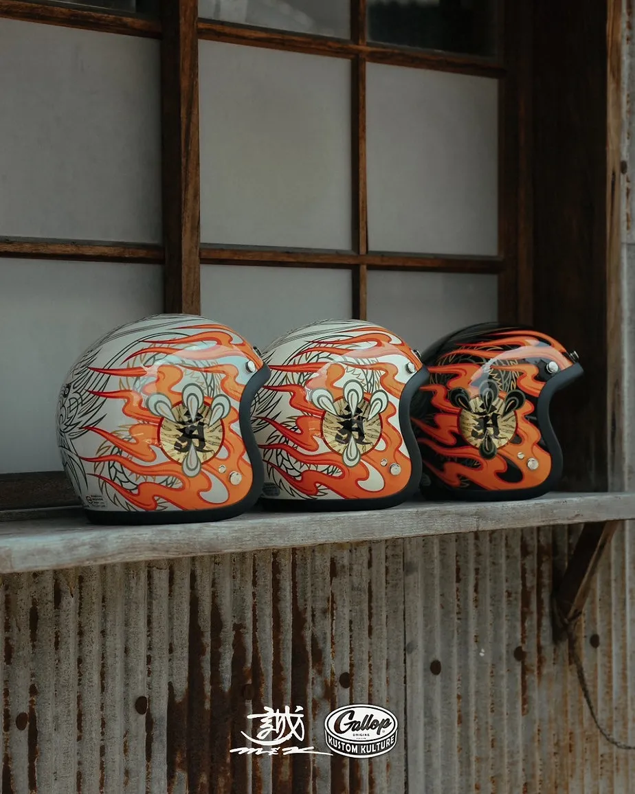 MAKOTO 小林誠 × GALLOP 聯名安全帽 竜