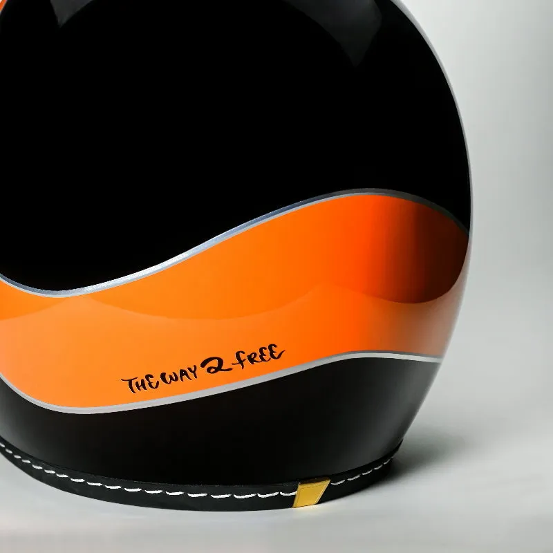 500TX-2LOUD CUSTOM-亮光曜石黑(橘)