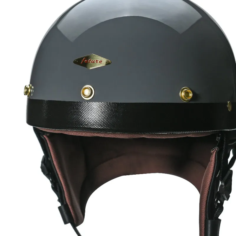 HALF MOON 半月(小羊皮)-亮光水泥灰