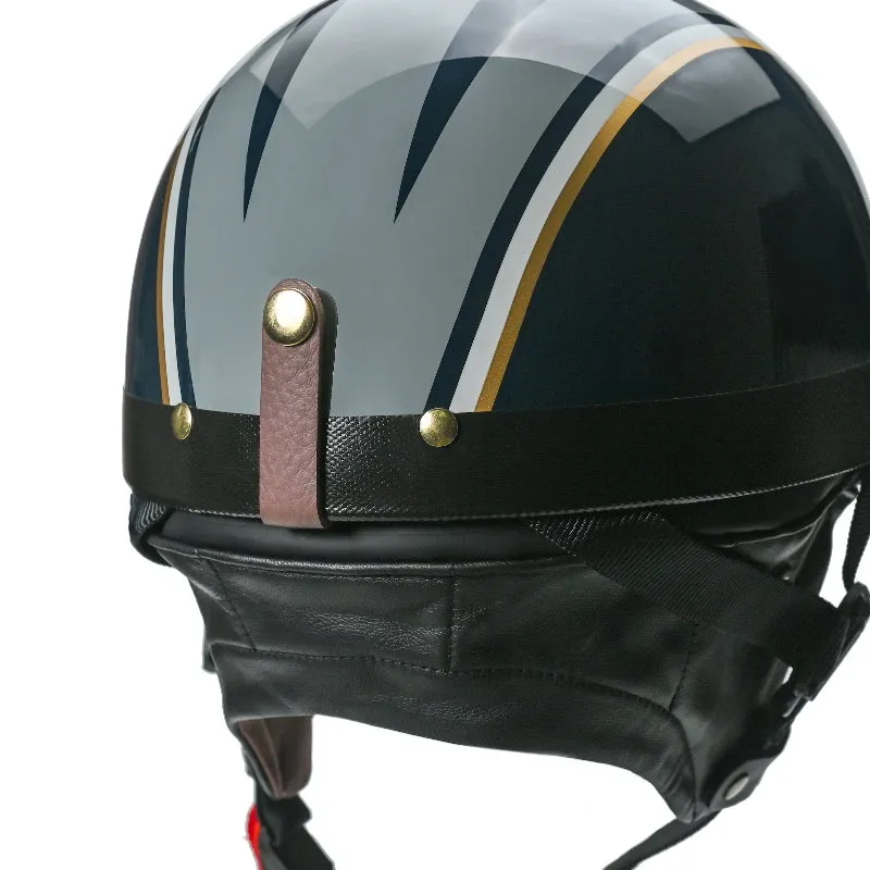 JASON傑生(小羊皮)-亮光暗夜藍