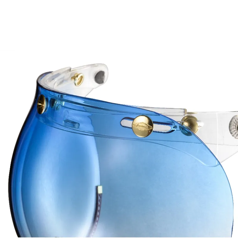 咖啡皮革TOP PP釦式風鏡-漸層藍色