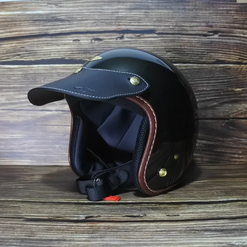 Supremus 至上手作長版皮革帽舌-黑色