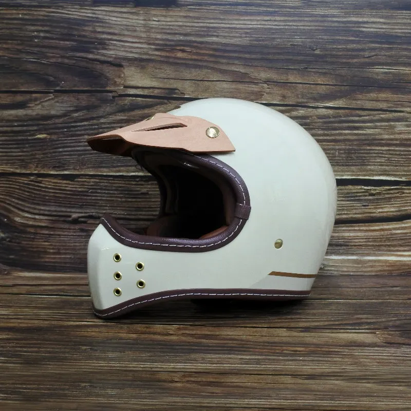 ACE艾斯傑作長版皮革帽舌-原皮色