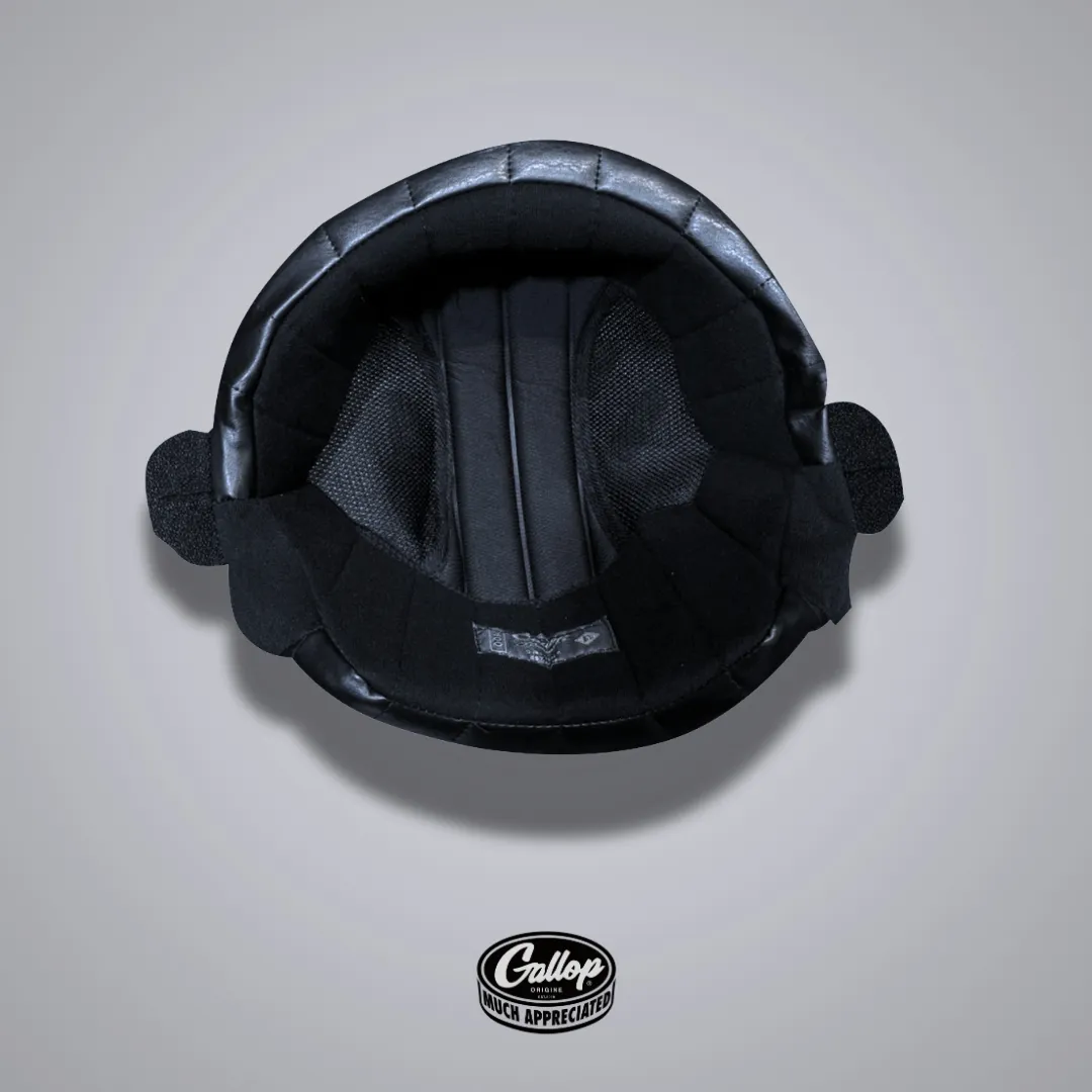 GALLOP 3/4 安全帽內襯 頂襯 耳襯 S-XL 皮革+絨布材質