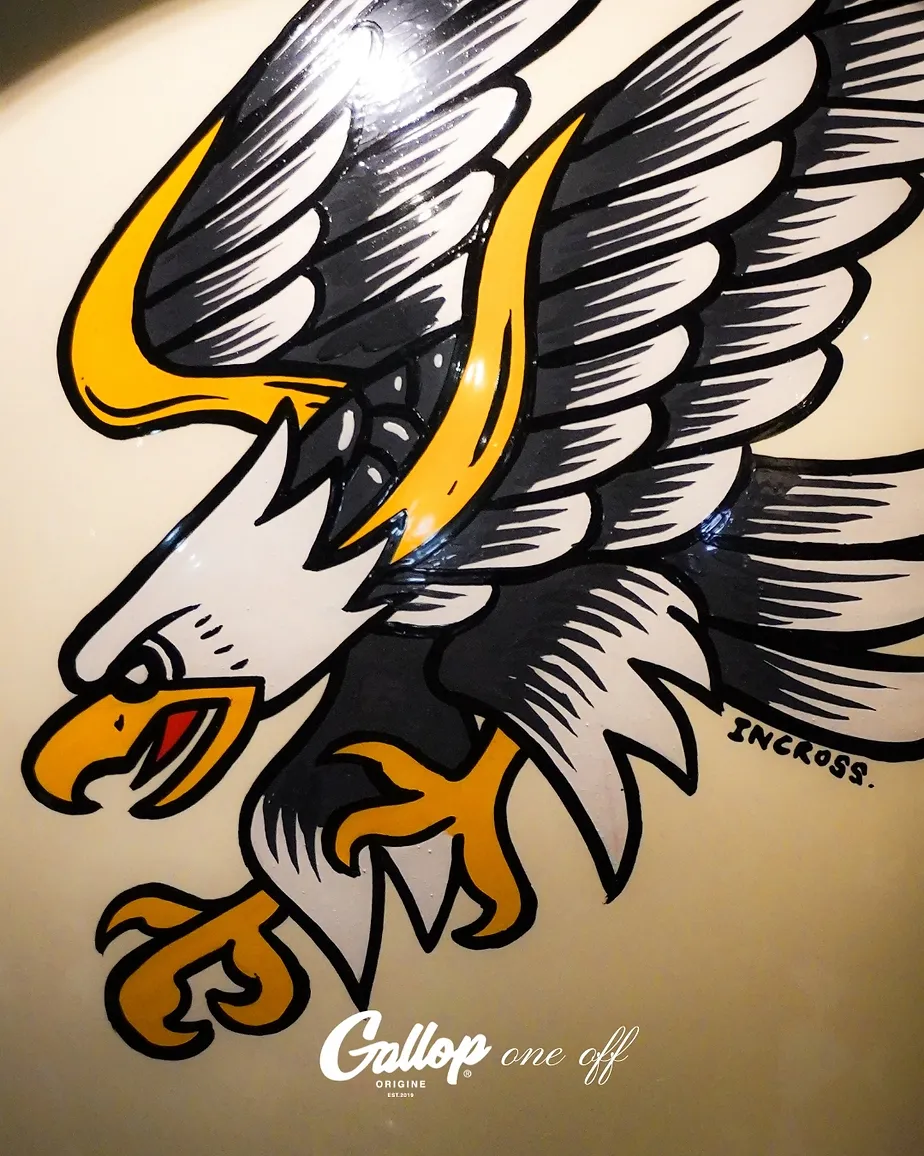 One off系列 老美式彩繪帽設計 3/4半罩安全帽