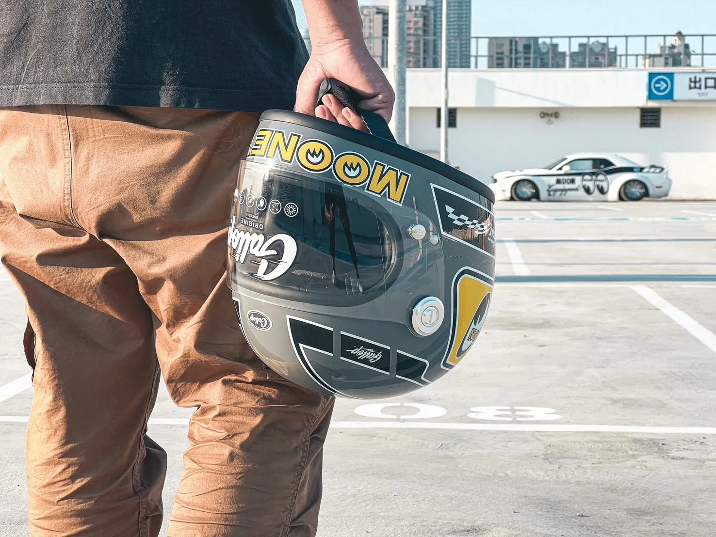 台灣製造 MOONEYES x GALLOP 聯名全罩式安全帽 樂高帽