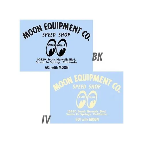 MOON EQUIPMENT SPEED SHOP 防水轉印貼紙 [MQD021]