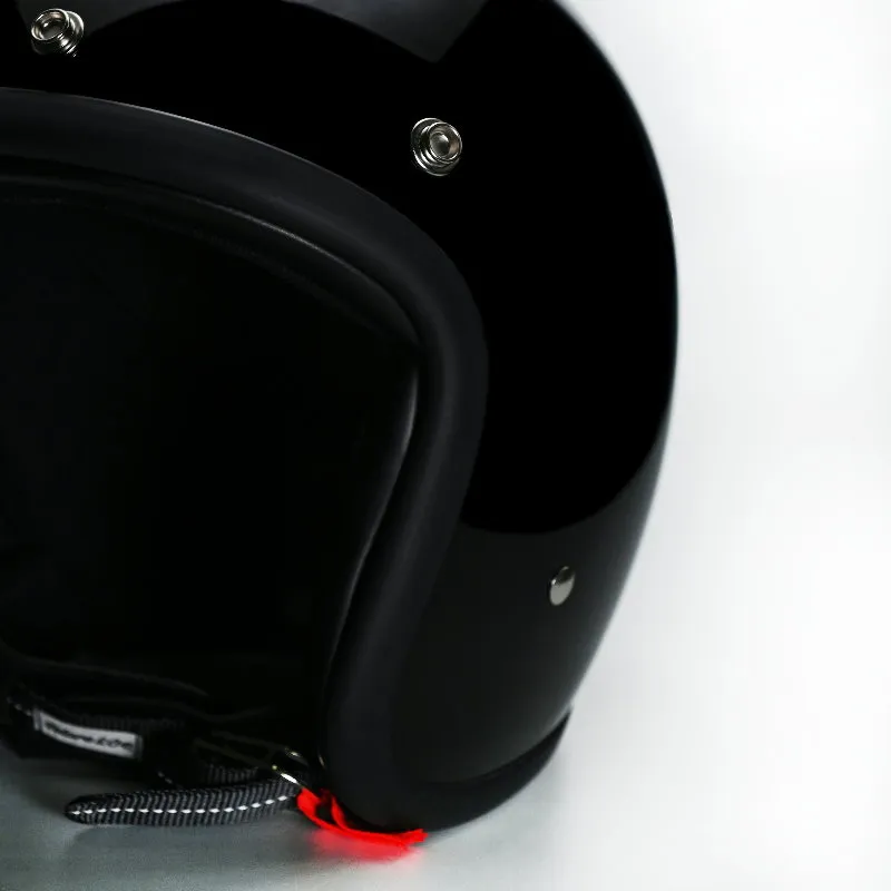 Feture 飛喬安全帽｜500TX 小帽體-亮光曜石黑