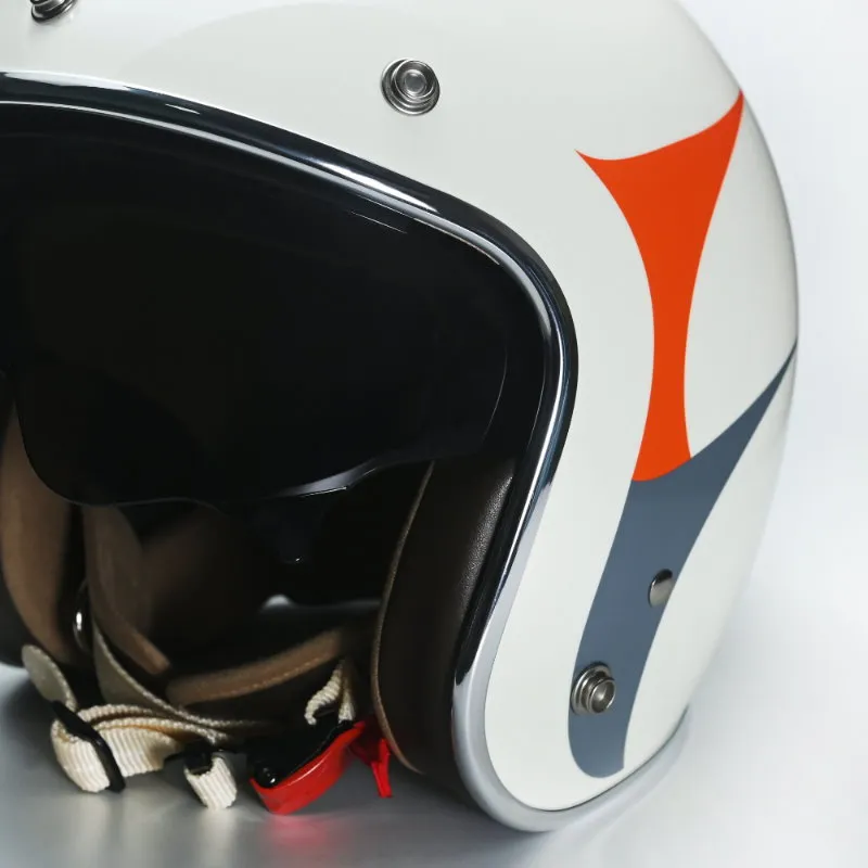 Moder 摩德安全帽｜VELO維洛(內伸縮鏡)-亮光椰奶白