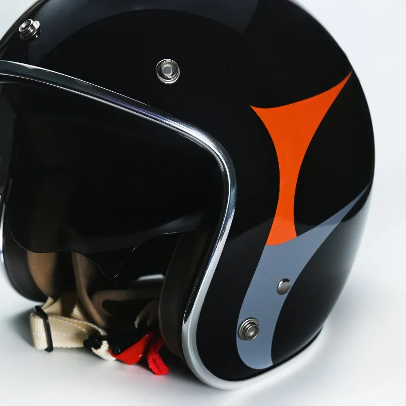 Moder 摩德安全帽｜VELO維洛(內伸縮鏡)-亮光曜石黑