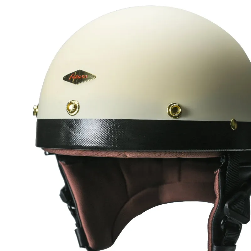 HALF MOON 半月(小羊皮)-平光象牙白