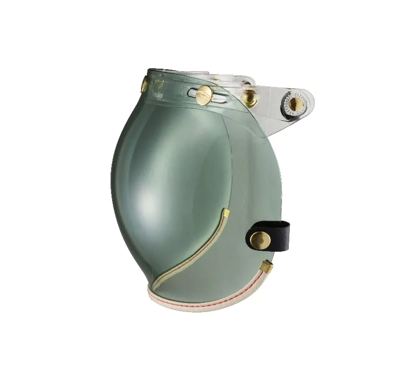 乳白皮革TOP PP釦式風鏡-綠色