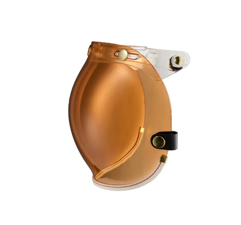 乳白皮革TOP PP釦式風鏡-琥珀