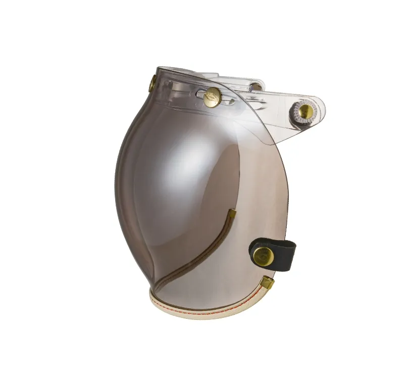 乳白皮革TOP PP釦式風鏡-淺茶輕電鍍