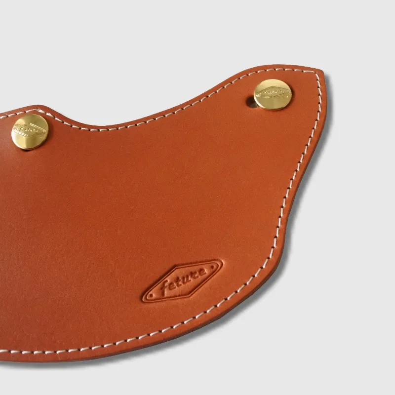 Supremus 至上手作長版皮革帽舌-棕色