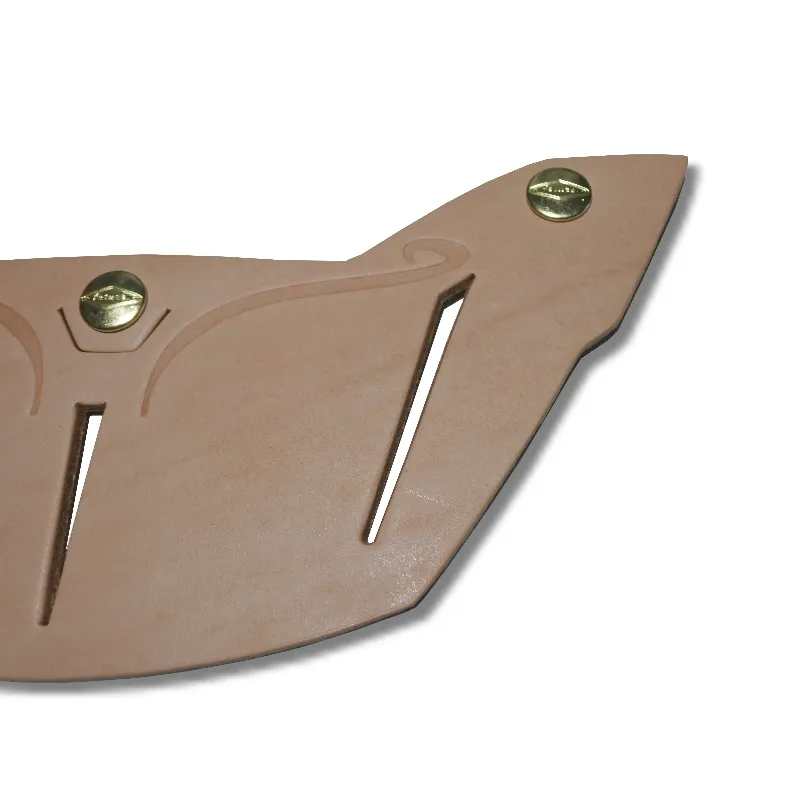 ACE艾斯傑作長版皮革帽舌-原皮色