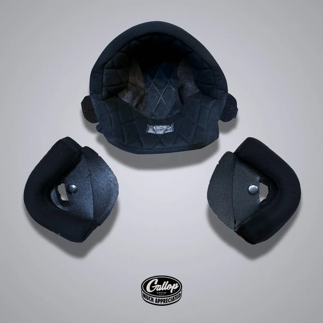 GALLOP 3/4 安全帽內襯 頂襯 耳襯 S-XXL 絨布材質
