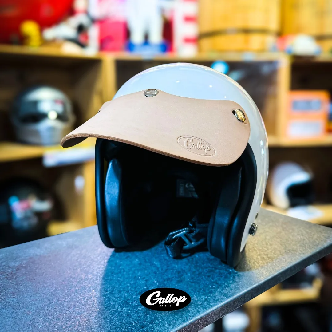 Gallop 義大利植鞣革 手工真皮帽簷 適合SG CNS 窄版
