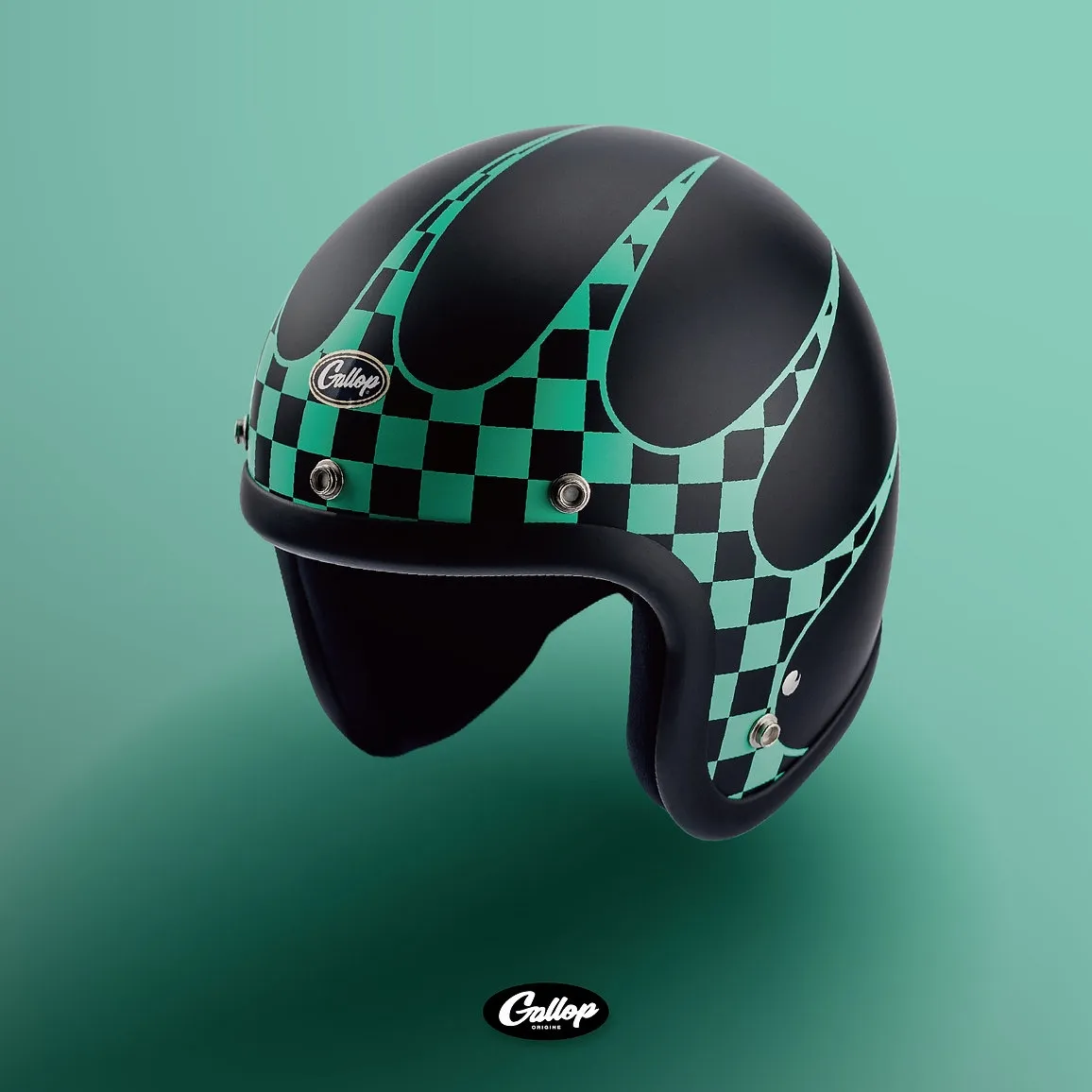 GALLOP P-51 Mustang戰鬥機 3/4半罩安全帽