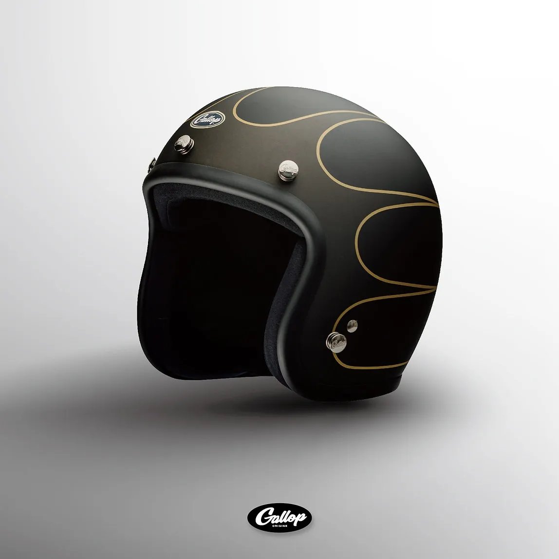 GALLOP 1932 速度線 3/4半罩安全帽