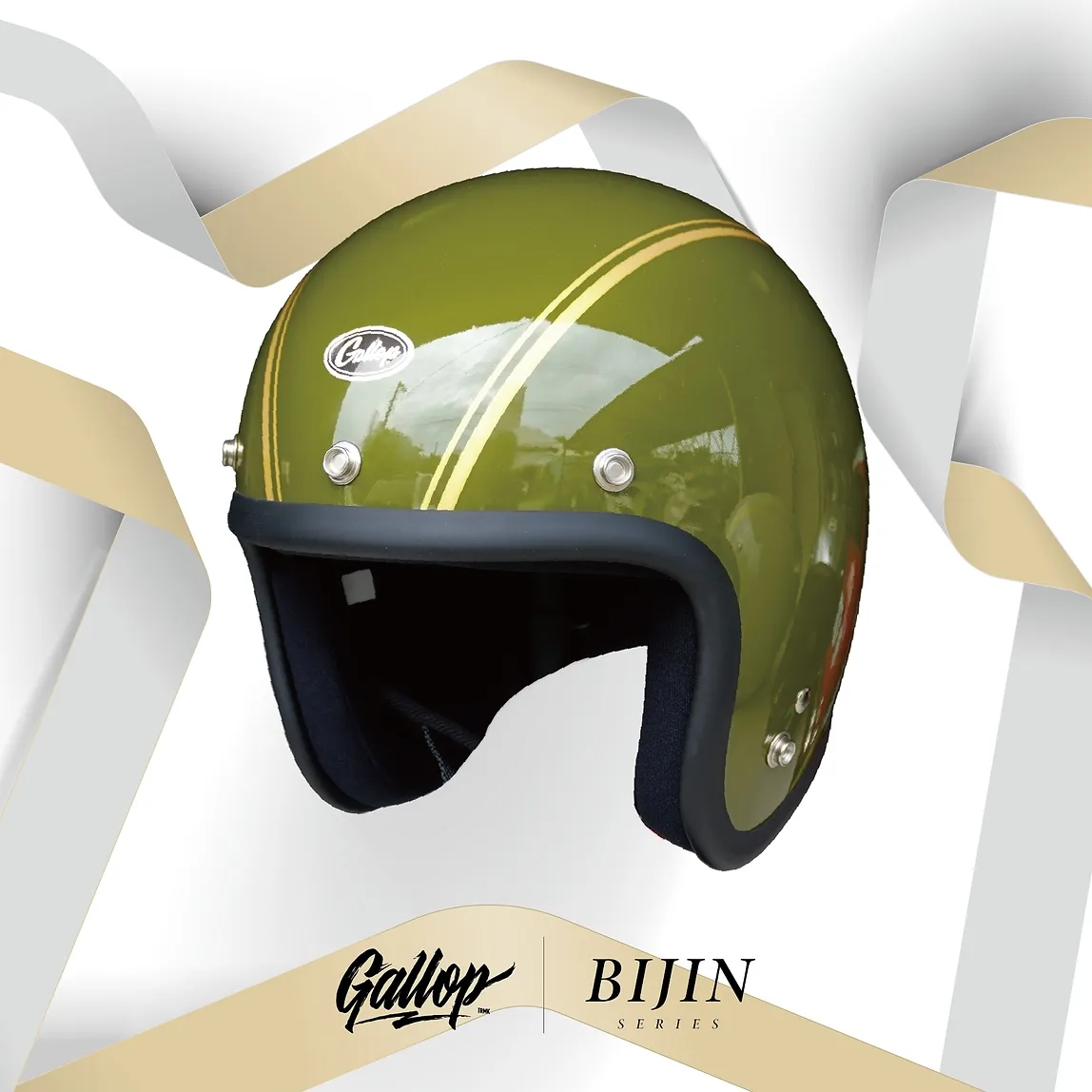 GALLOP BIJIN SERIES HELMET 美人系 3/4半罩安全帽