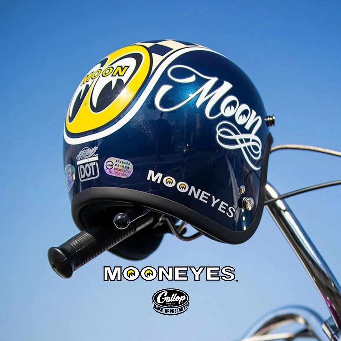 台灣限定Gallop X MOONEYES 2021 4/3安全帽