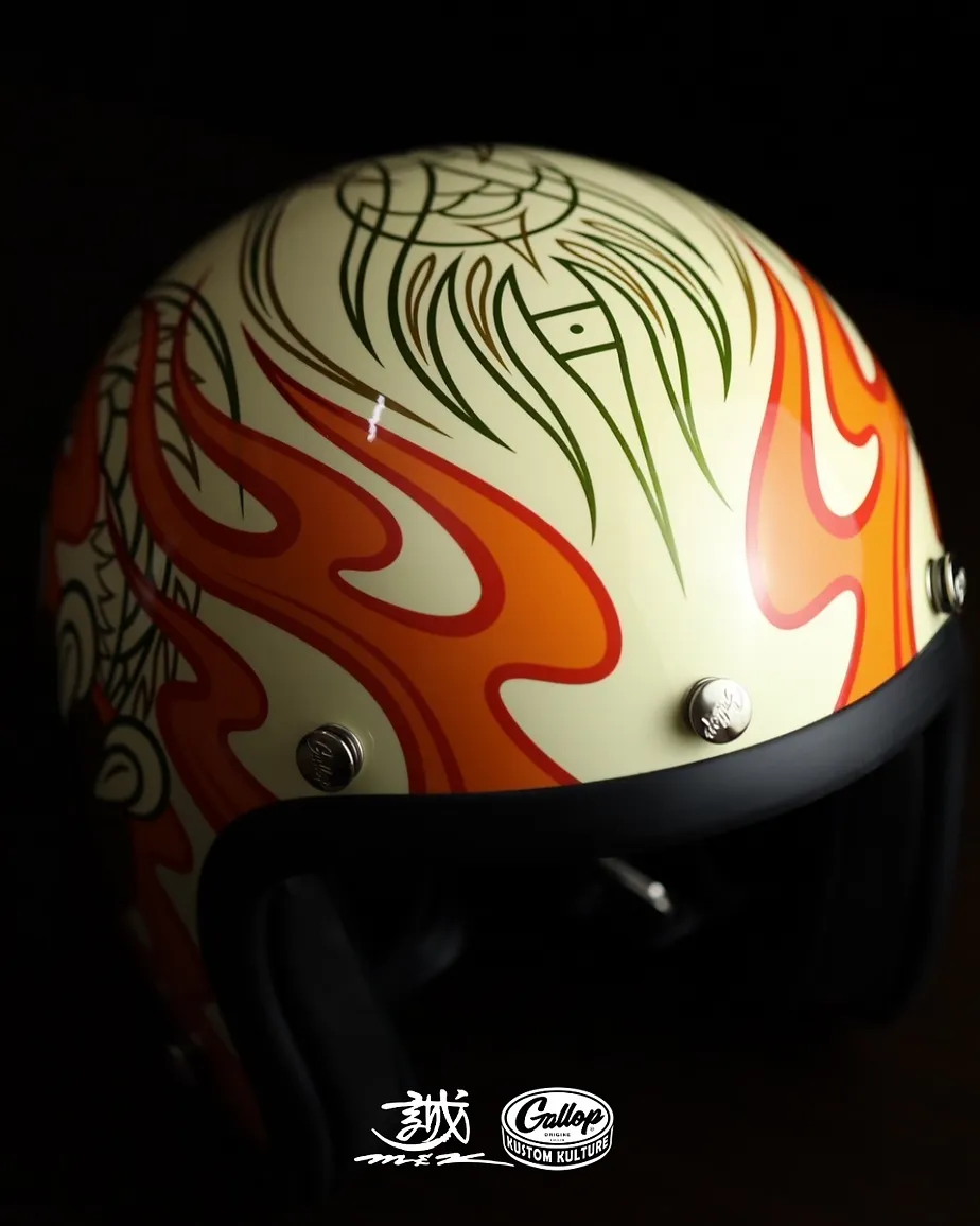 MAKOTO 小林誠 × GALLOP 聯名安全帽 竜