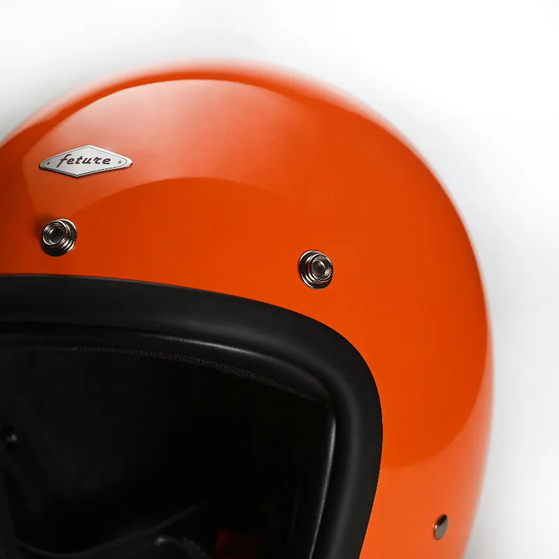 Feture 飛喬安全帽｜500TX 小帽體-亮光街頭橘