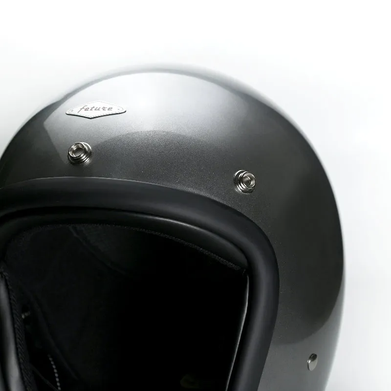 Feture 飛喬安全帽｜500TX 小帽體-亮光深曜銀