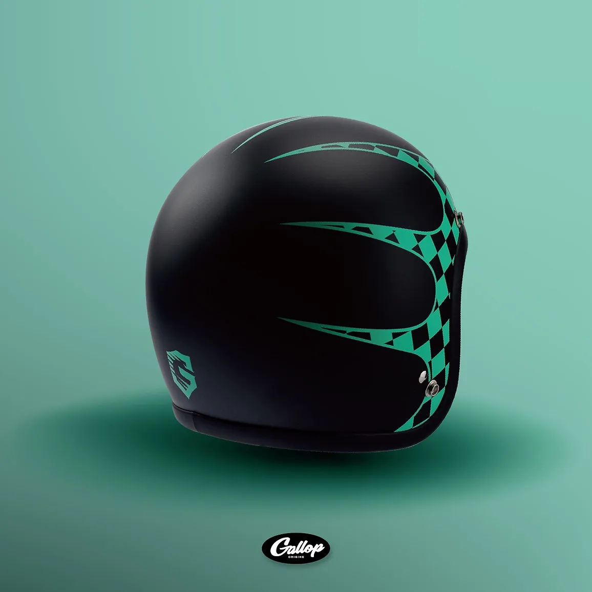 GALLOP P-51 Mustang戰鬥機 3/4半罩安全帽