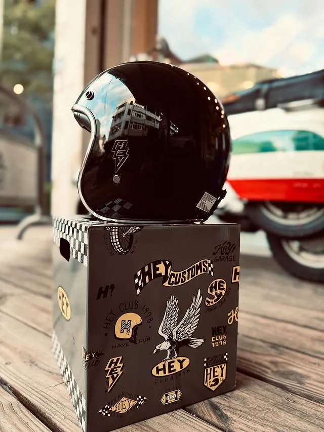 HEY Superstar 小帽體3/4復古安全帽