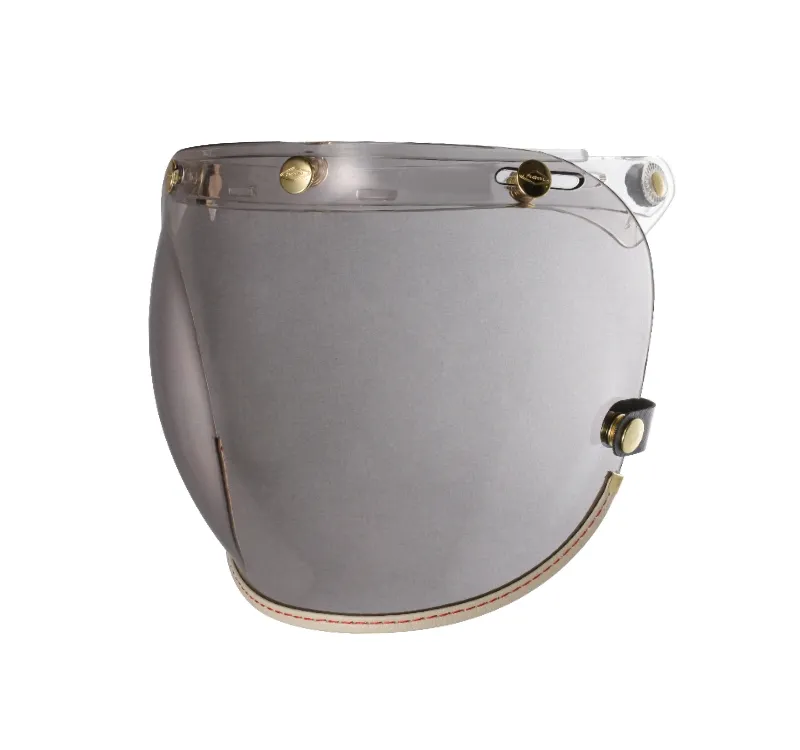 乳白皮革TOP PP釦式風鏡-淺茶