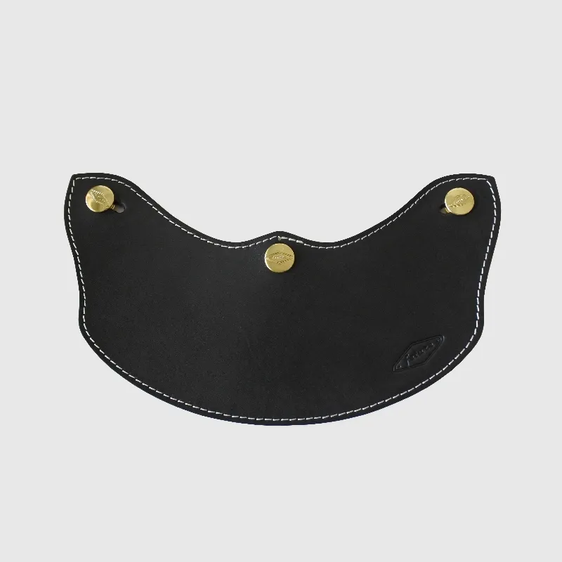 Supremus 至上手作長版皮革帽舌-黑色