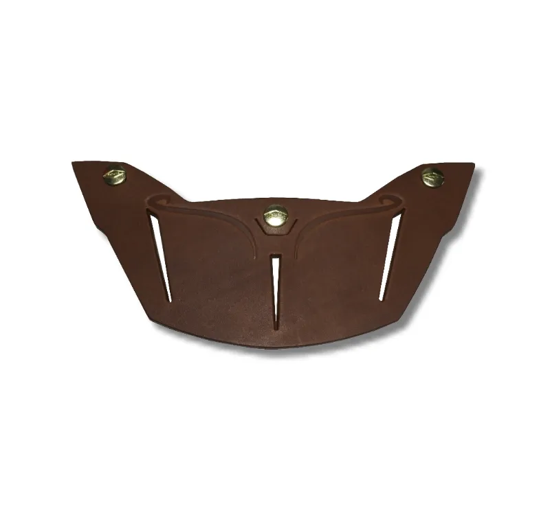 ACE艾斯傑作長版皮革帽舌-咖啡色