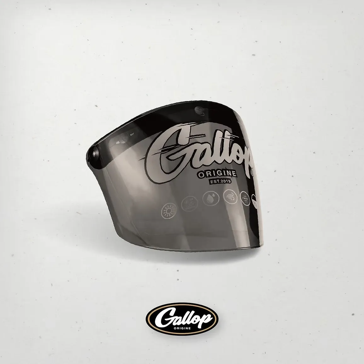 Gallop 通用款 盾鏡