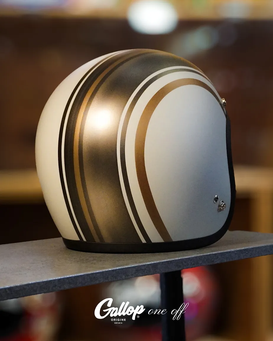 One off系列 老美式彩繪帽設計 3/4半罩安全帽