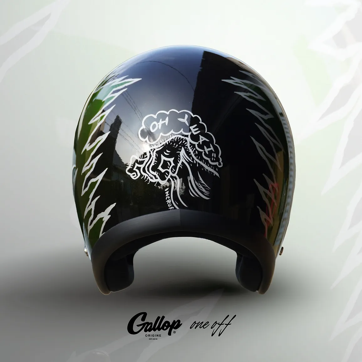 GALLOP ONE OFF系列 限量創作 3/4 半罩安全帽