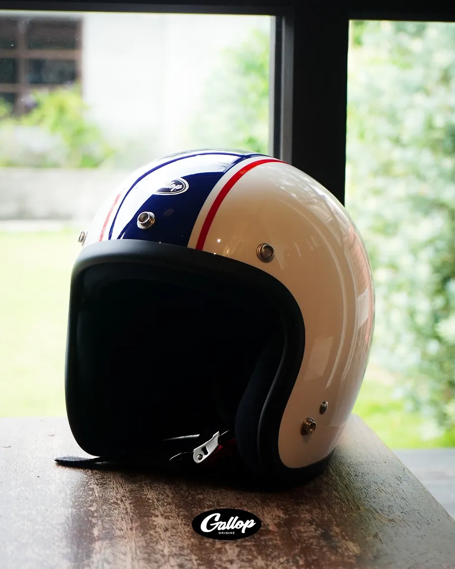 GALLOP 設計款素色 3/4 安全帽