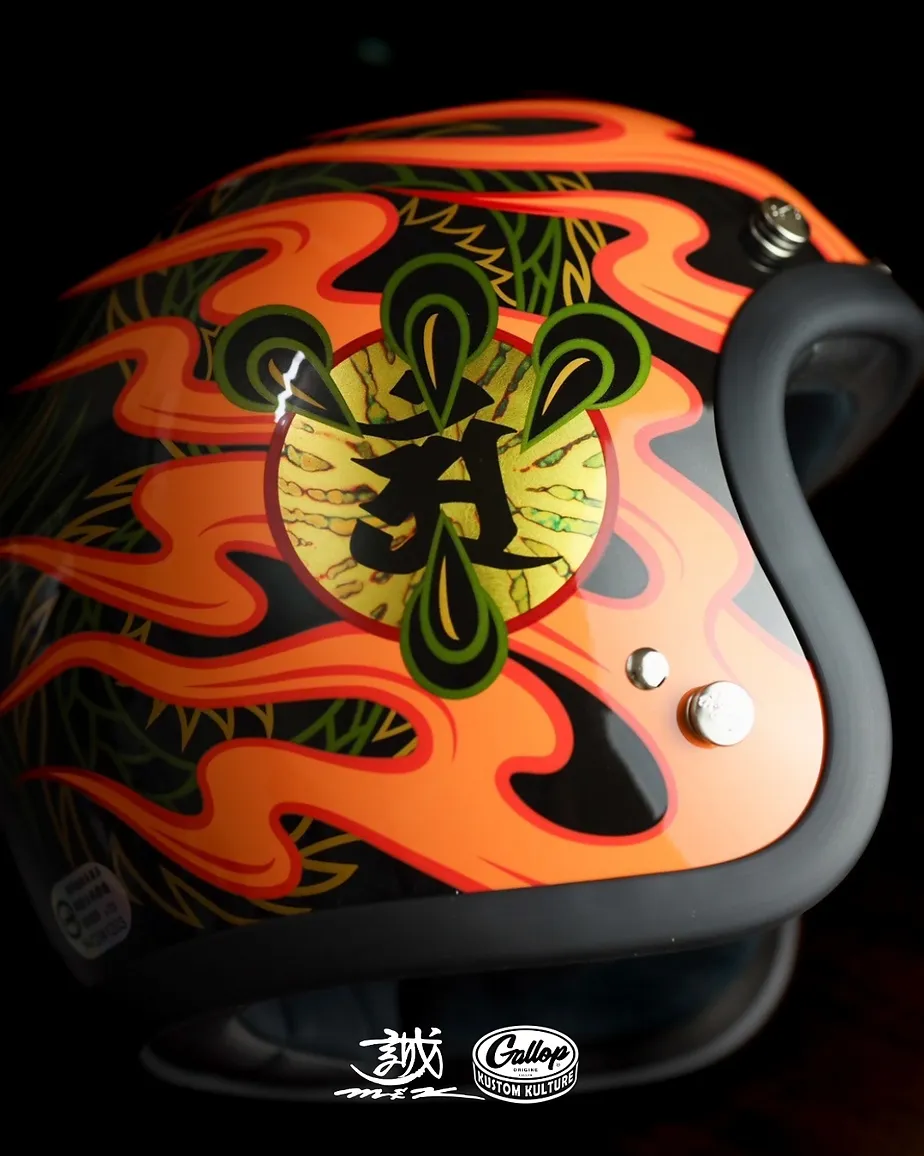 MAKOTO 小林誠 × GALLOP 聯名安全帽 竜