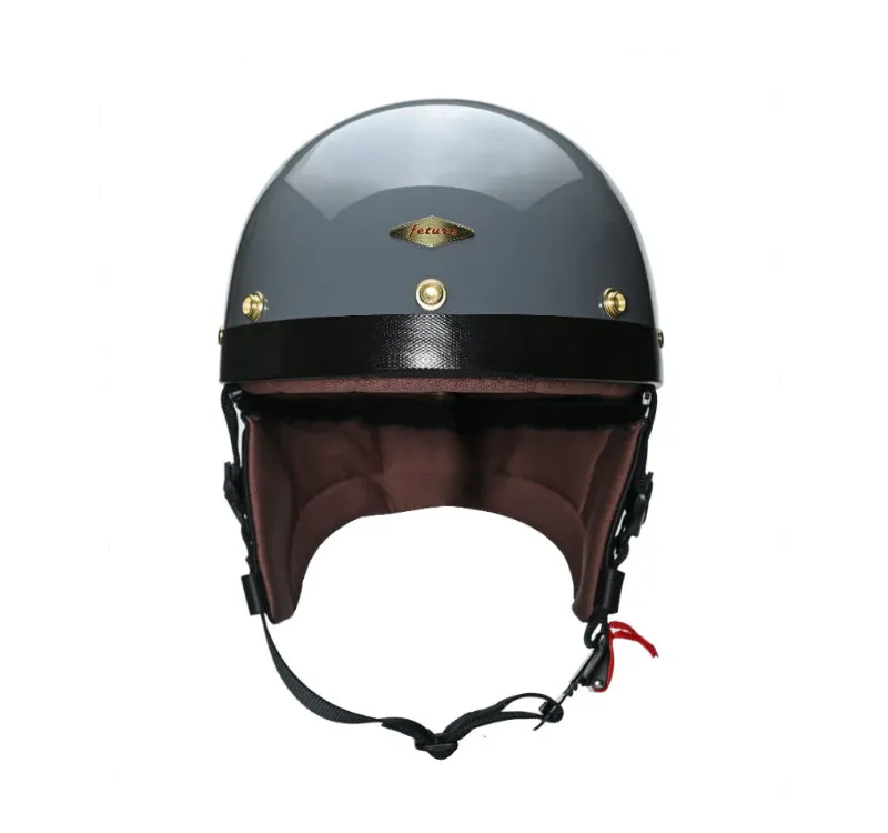 HALF MOON 半月(小羊皮)-亮光水泥灰