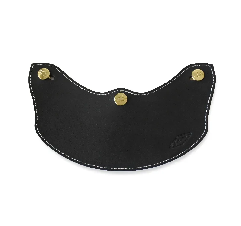 Supremus 至上手作長版皮革帽舌-黑色