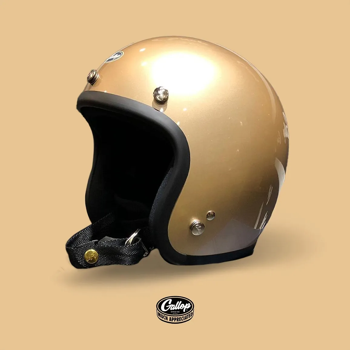 Gallop 3/4素色 復古安全帽 紅/菊/咖 系列
