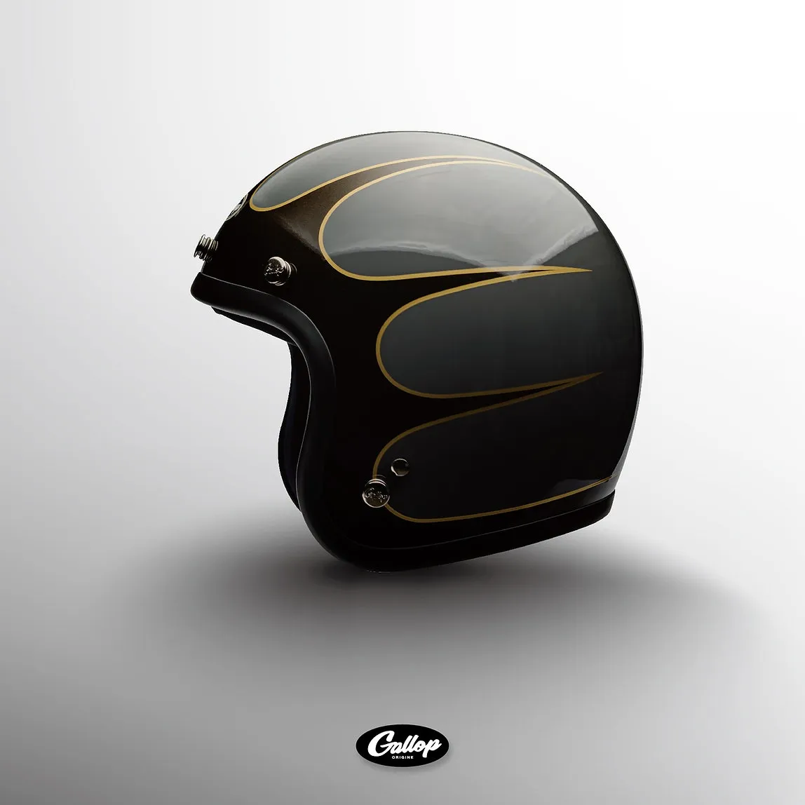 GALLOP 1932 速度線 3/4半罩安全帽