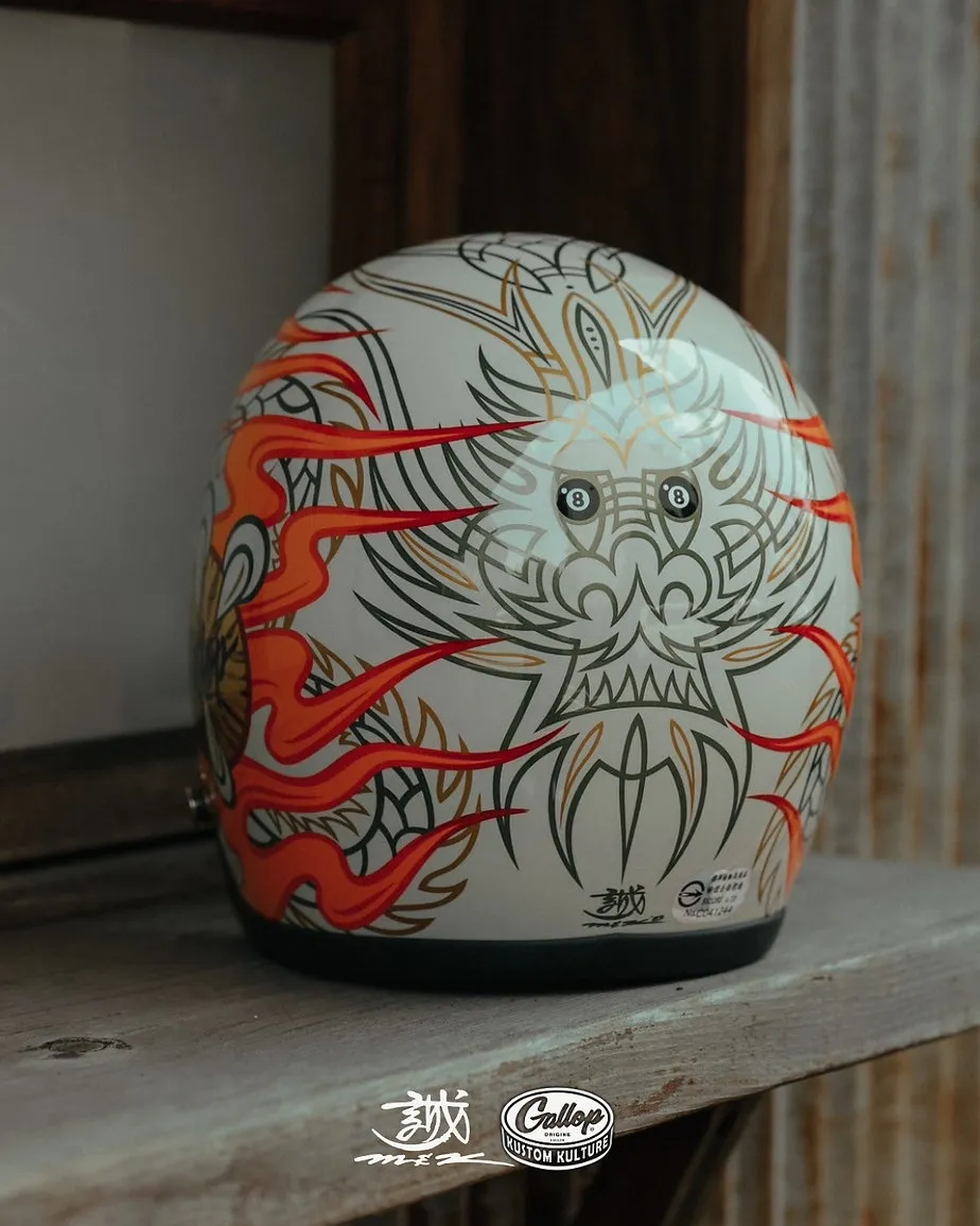 MAKOTO 小林誠 × GALLOP 聯名安全帽 竜