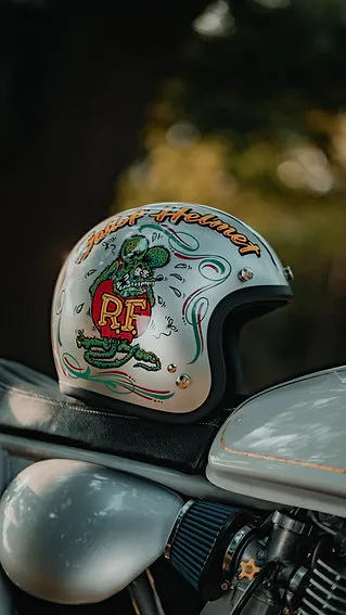 Gallop X Rat Fink 老鼠芬克 聯名限定安全帽 金/銀