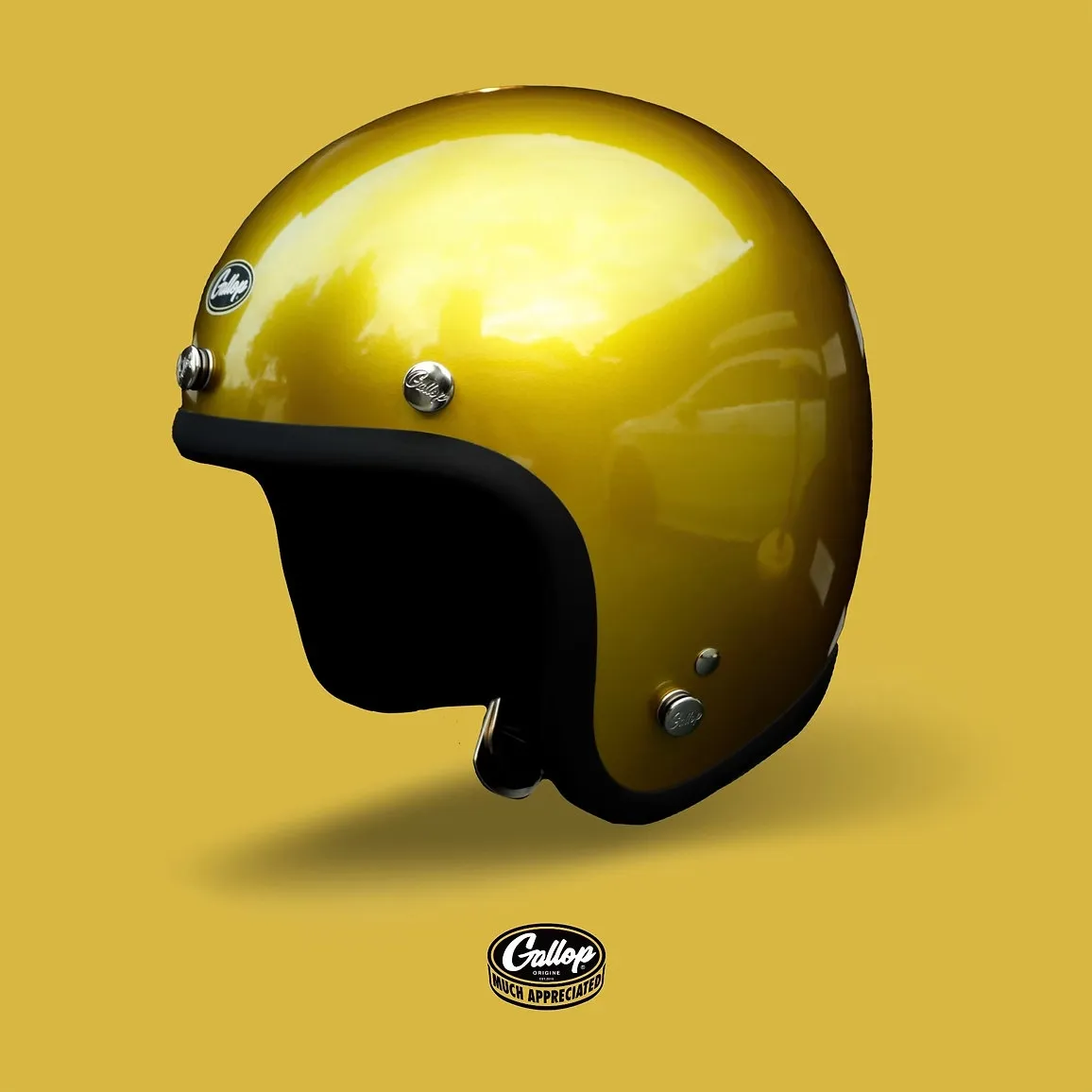 Gallop 3/4素色 復古安全帽 紅/菊/咖 系列