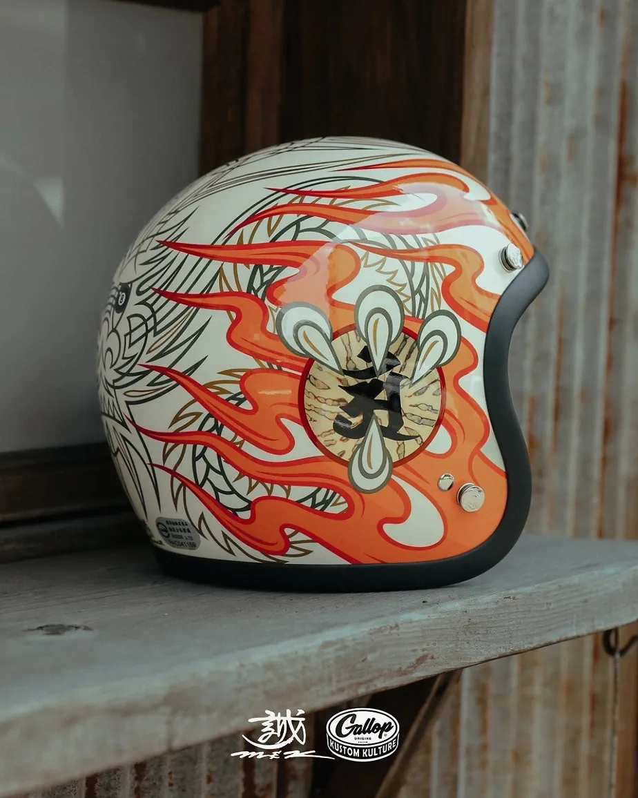 MAKOTO 小林誠 × GALLOP 聯名安全帽 竜