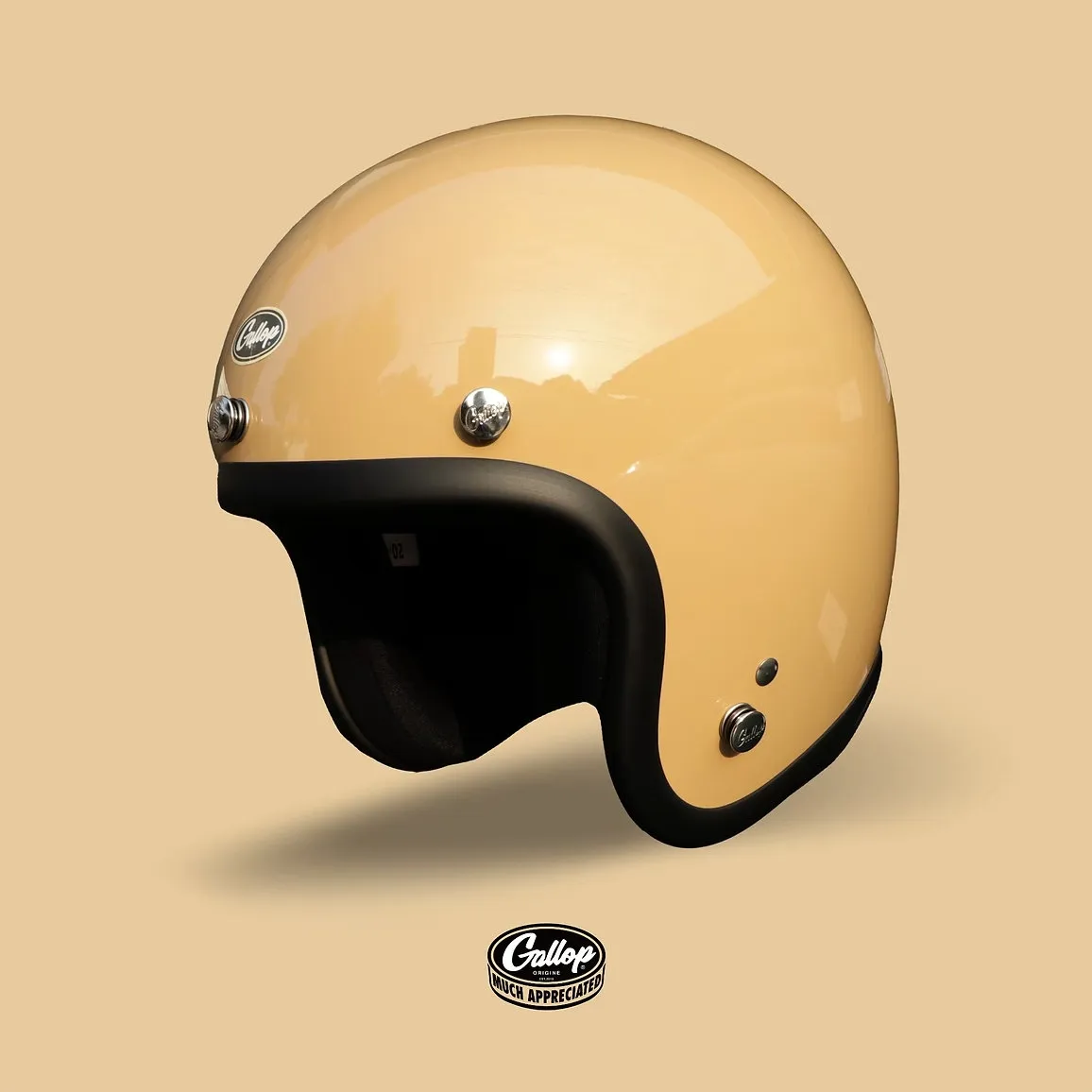 Gallop 3/4素色 復古安全帽 紅/菊/咖 系列